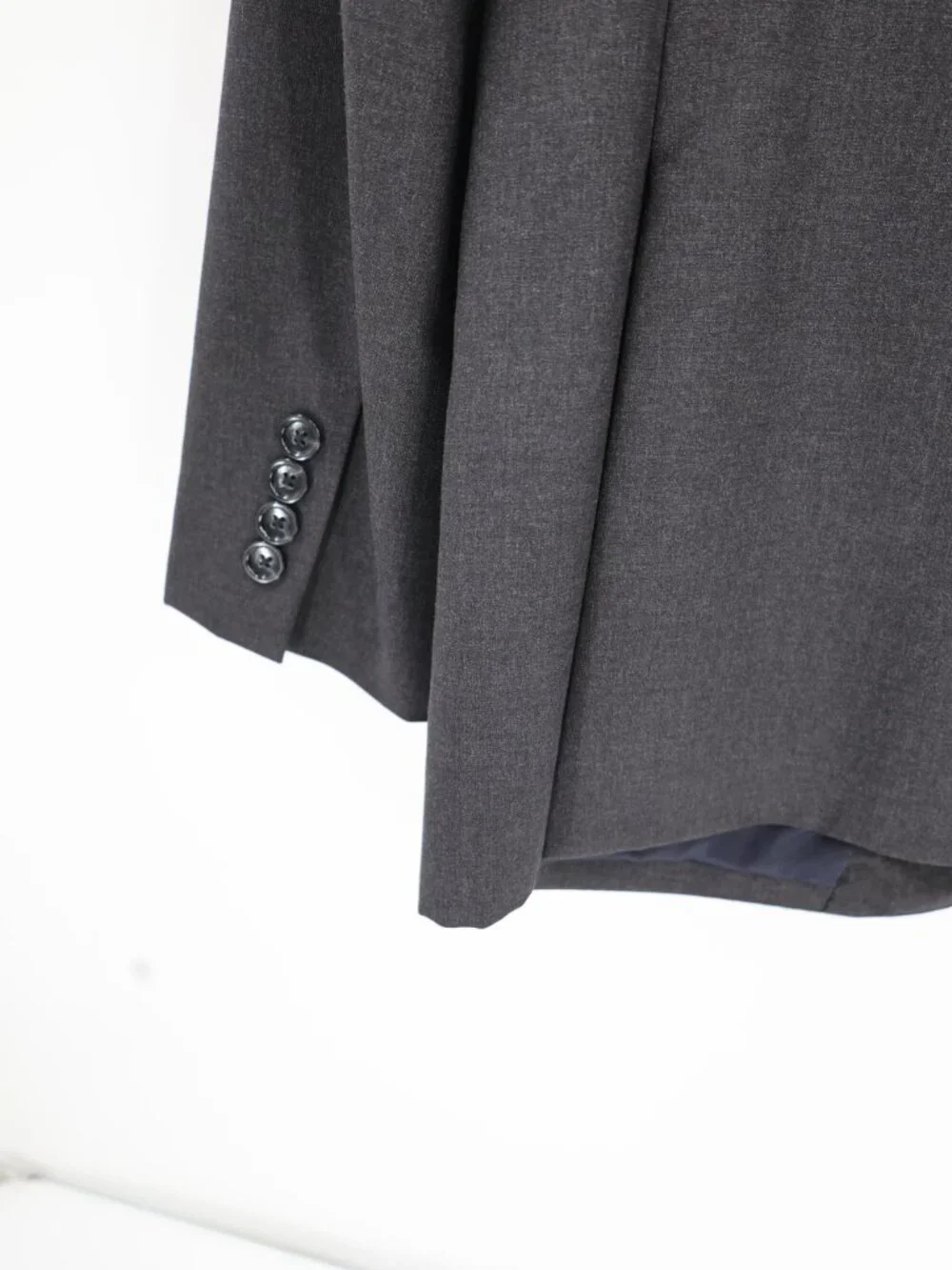 J Crew Sport Coat Mens 40R Ludlow Jacket Loro Piana 120's Wool Two Button Gray